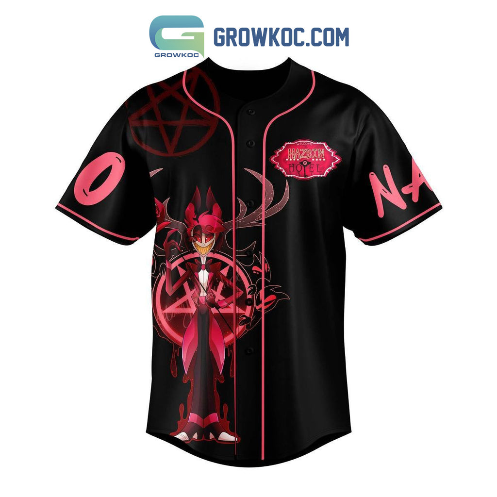 Hazbin Hotel Smile My Dear Personalized Baseball Jersey