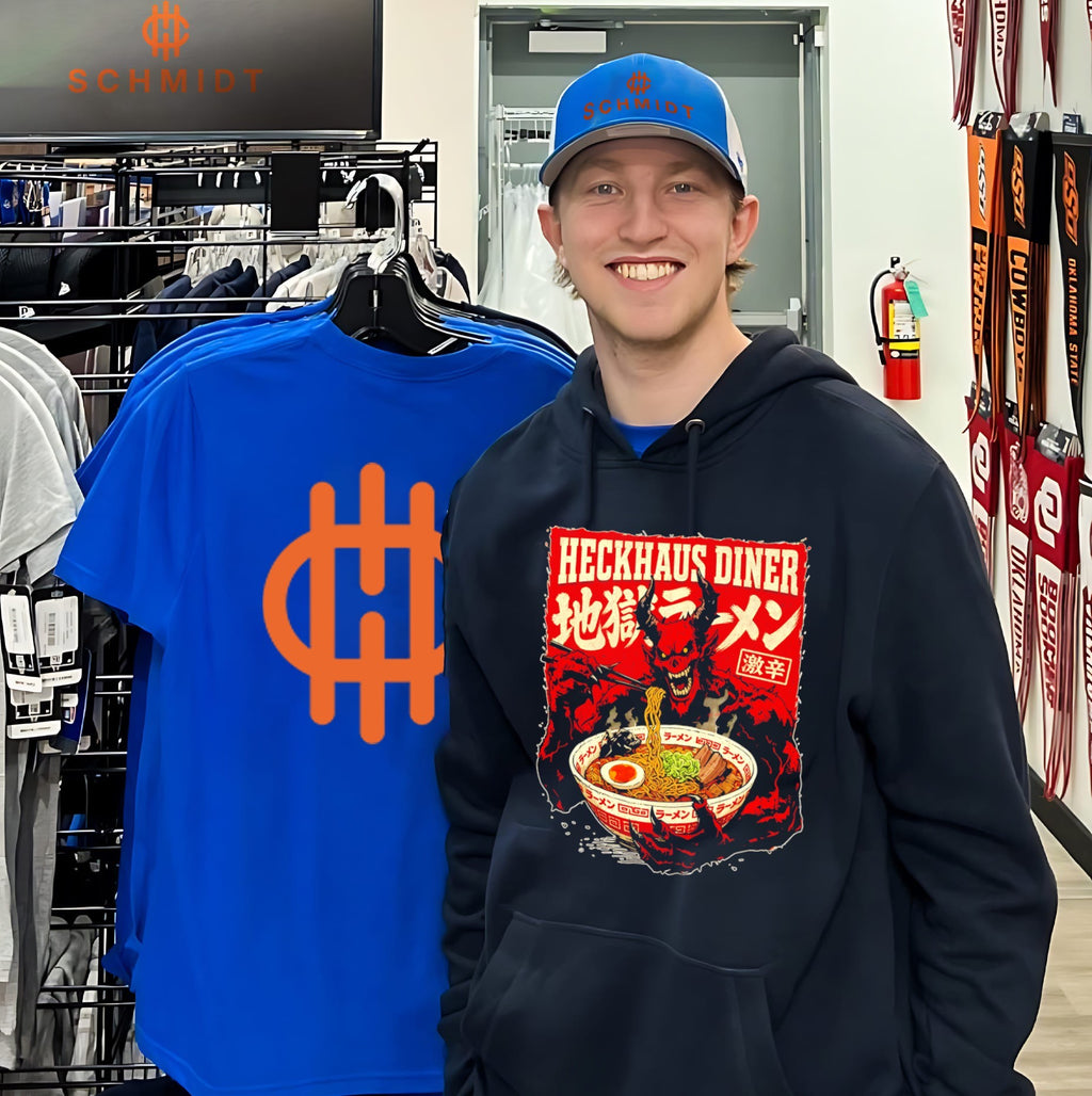 Heckhaus Diner Demon Eating Spicy Ramen shirt