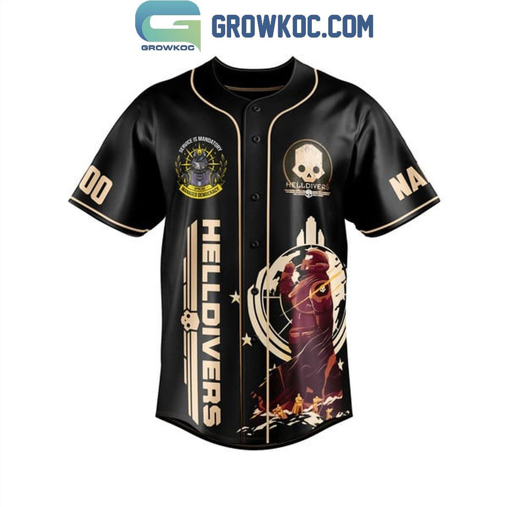Helldivers Fan How ‘Bout A Nice Cup Of Liber-Tea Personalized Baseball Jersey