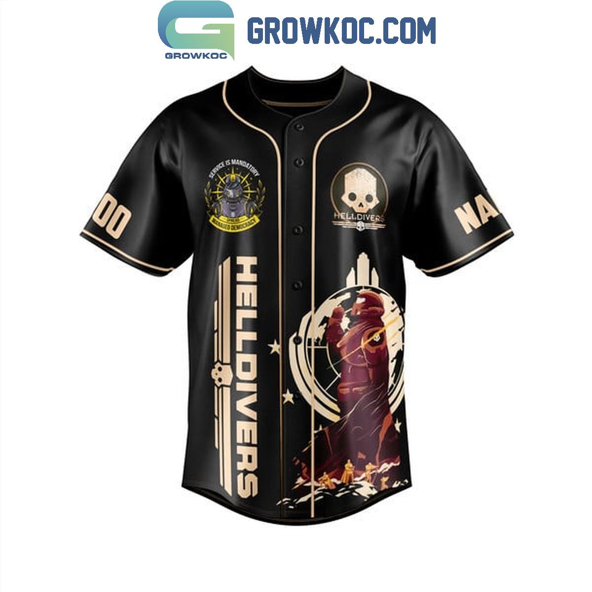 Helldivers Fan How ‘Bout A Nice Cup Of Liber-Tea Personalized Baseball Jersey