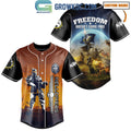 Helldivers Freedom Doesn’t Come Free Personalized Baseball Jersey