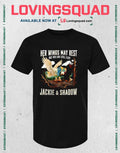 Her Wings May Rest But Her Love Still Flies Jackie & Shadow Bald Eagle T-shirt