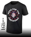Here For The Fireworks Washington Nationals 4th Of July Patriotic shirt