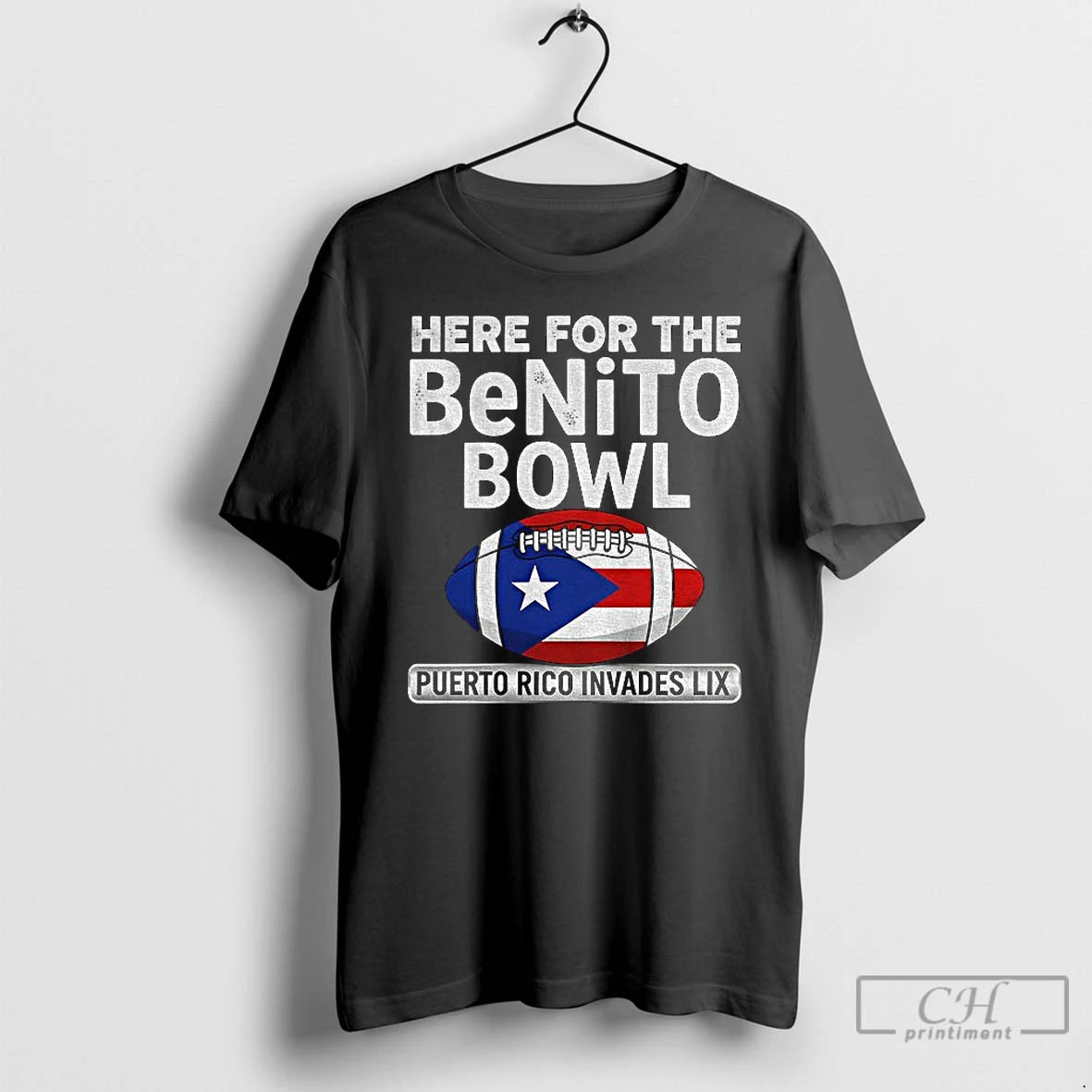 Here For The Benito Bowl Puerto Rican Invades Lix Football T Shirts Hoodie, Sweatshirt | InkRitualCo.com