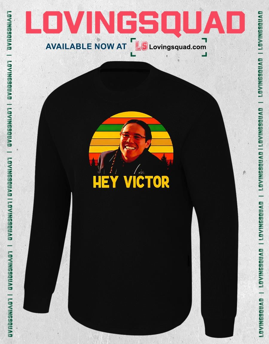 Hey Victor Thomas Builds-the-Fire Smoke Signals T Shirt
