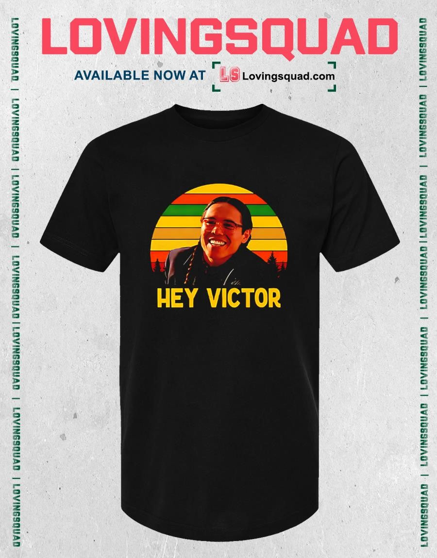 Hey Victor Thomas Builds-the-Fire Smoke Signals T Shirt