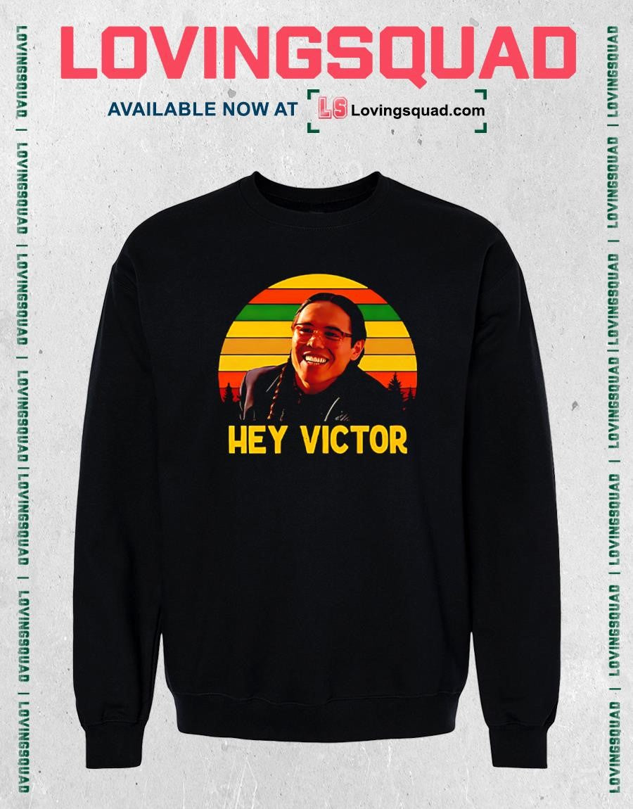 Hey Victor Thomas Builds-the-Fire Smoke Signals T Shirt