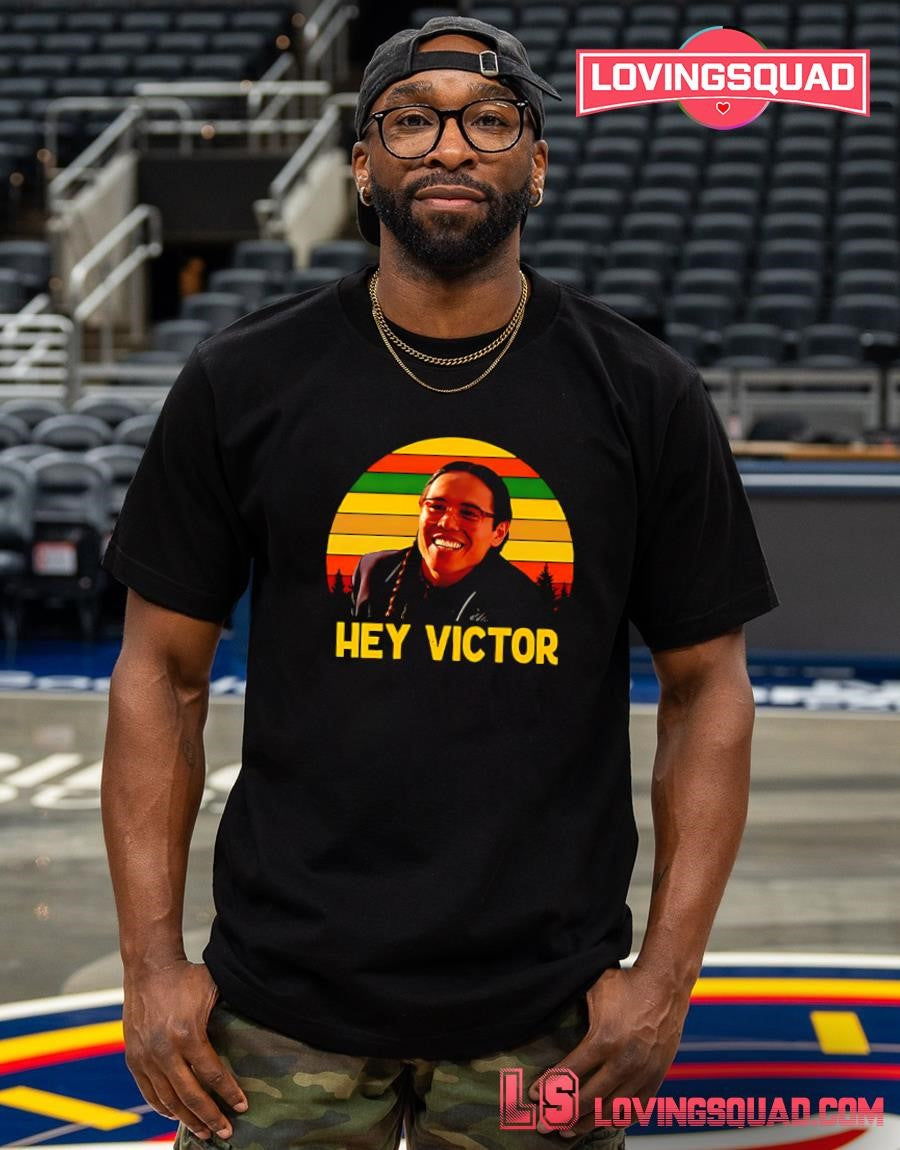 Hey Victor Thomas Builds-the-Fire Smoke Signals T Shirt