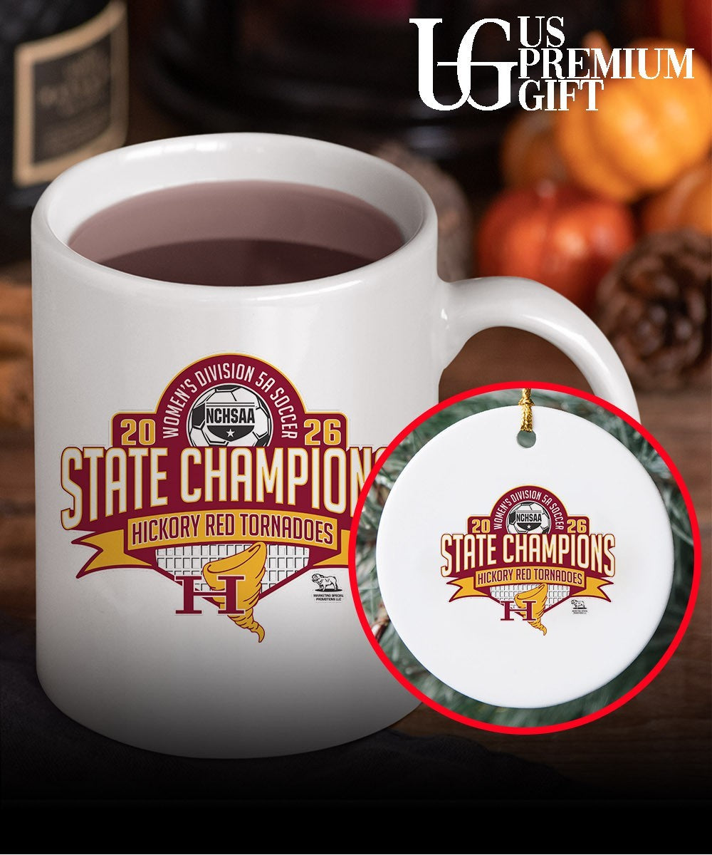 Hickory Red Tornadoes NCHSAA Women’s 5A Soccer State Champions 2026 shirt
