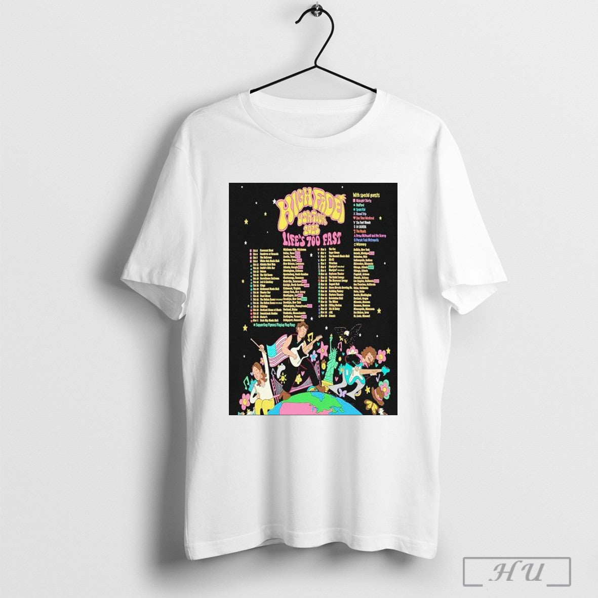 High Fade Lifes Too Fast Usa 2025 Shows T-Shirts, Hoodie, Sweatshirt | InkRitualCo.com