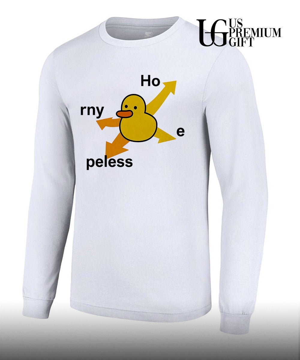 Ho rny Peless Duck In Distress shirt