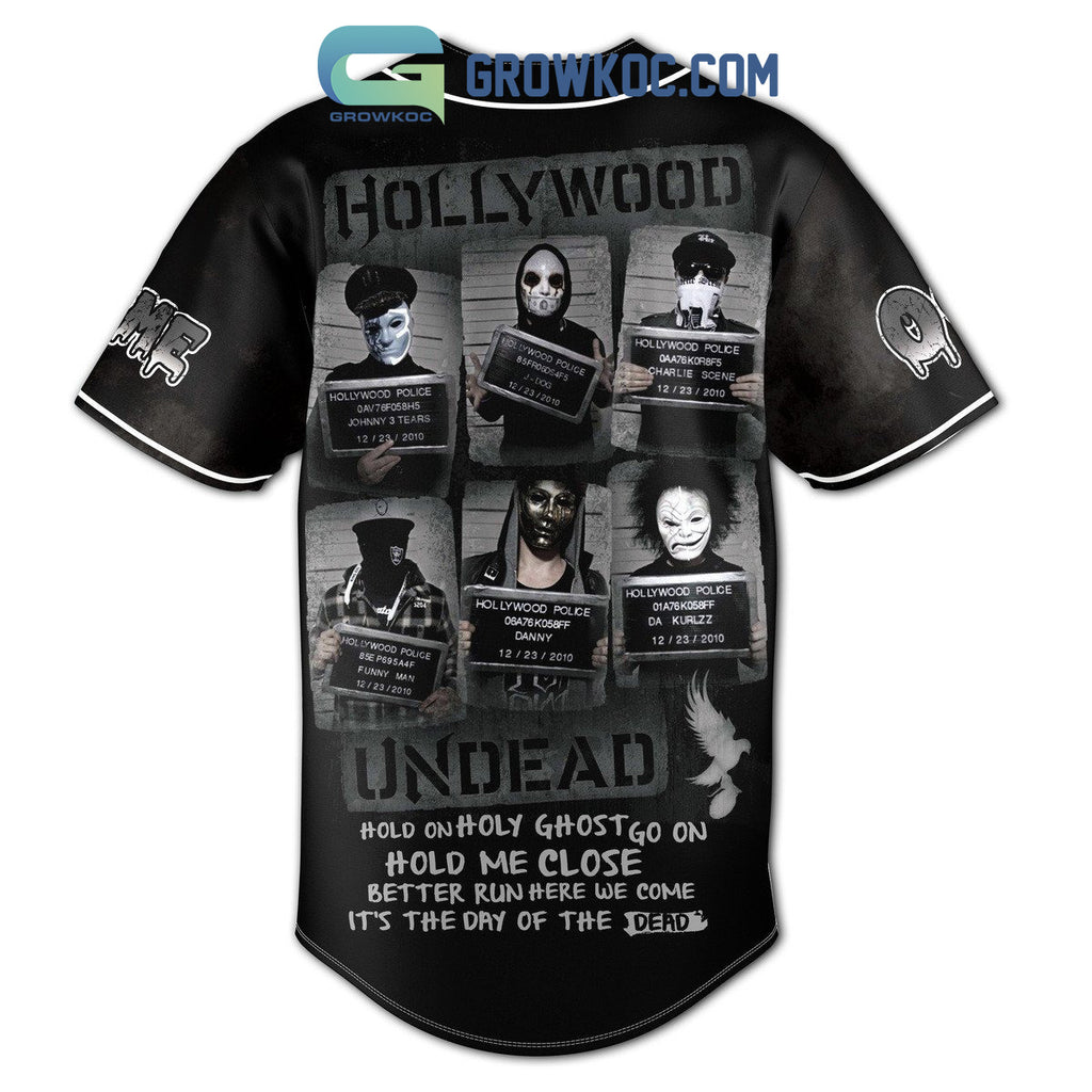 Hollywood Undead Hold On Holy Ghost Go On Personalized Baseball Jersey
