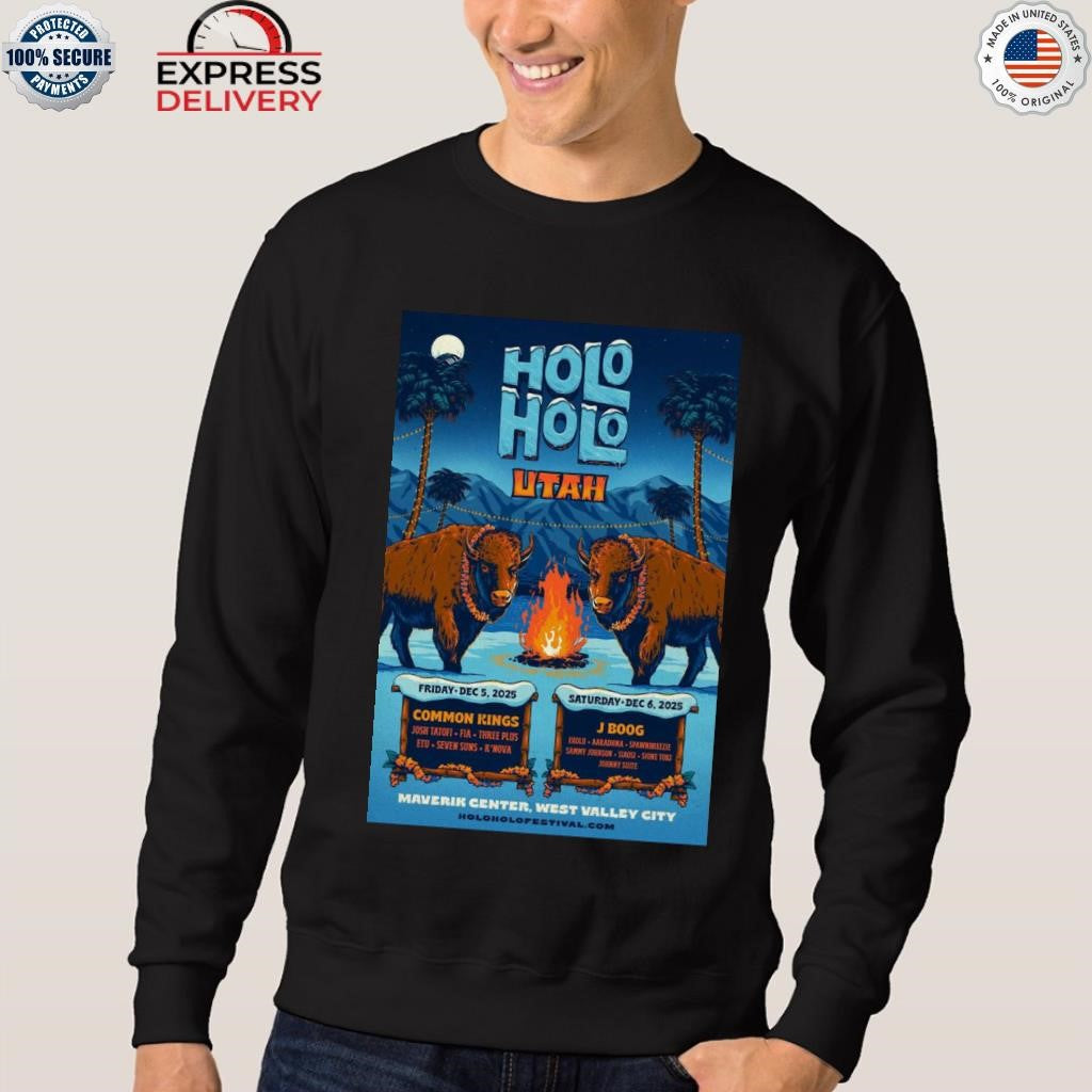 Holo Holo Music Festival 2025 Maverick Center In West Valley City UT Shirt