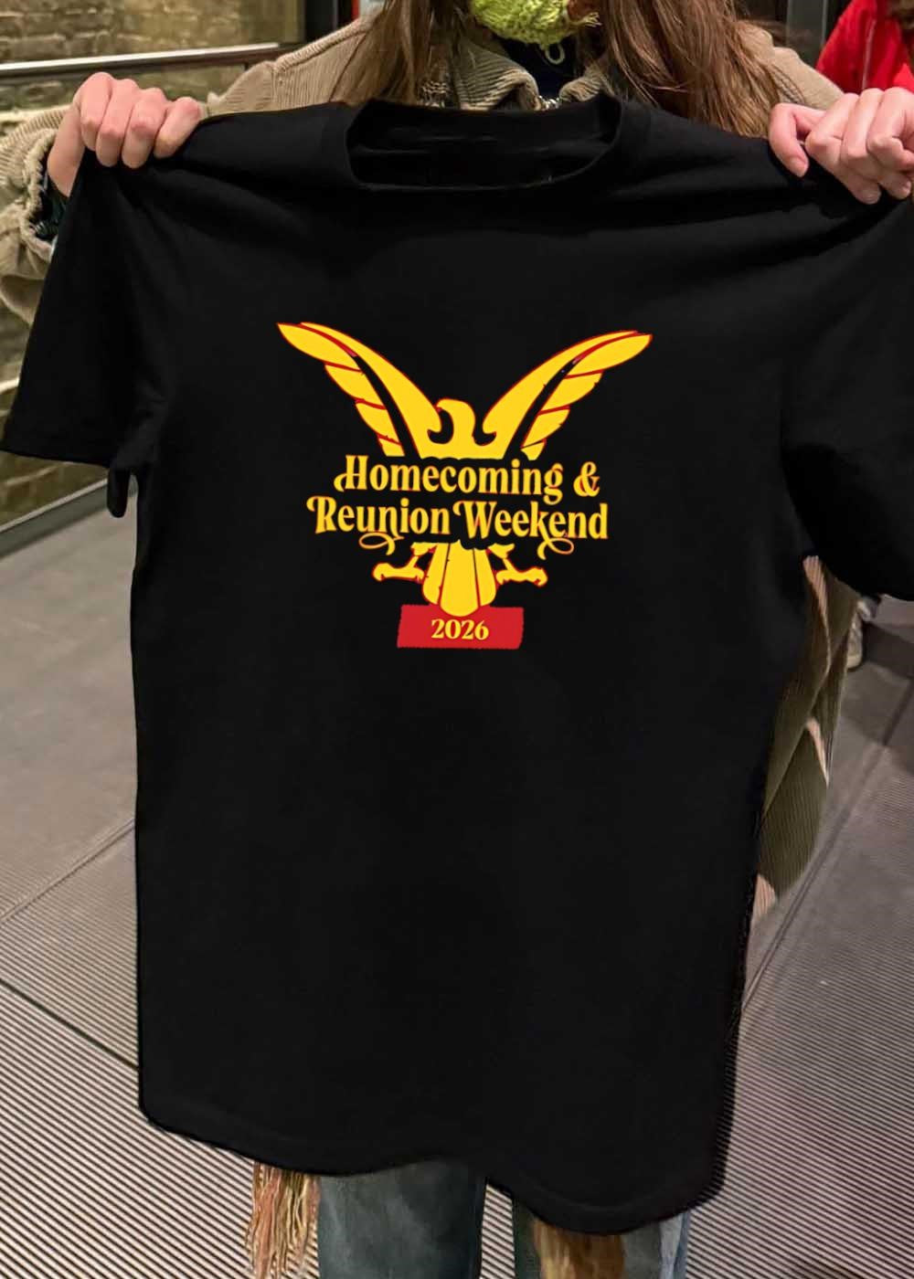 Homecoming and Reunion Weekend 2026 Eagle Logo T-Shirt