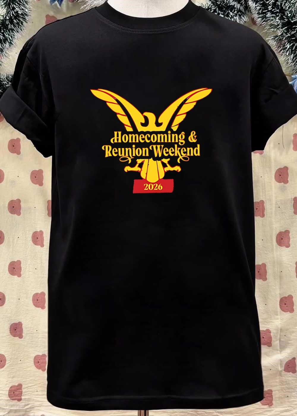 Homecoming and Reunion Weekend 2026 Eagle Logo T-Shirt