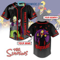 Homer Simpson Dadcula Halloween The Simpsons Personalized Baseball Jersey