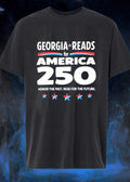 Honor the Past Read for the Future Georgia Reads for America 250 T-Shirt