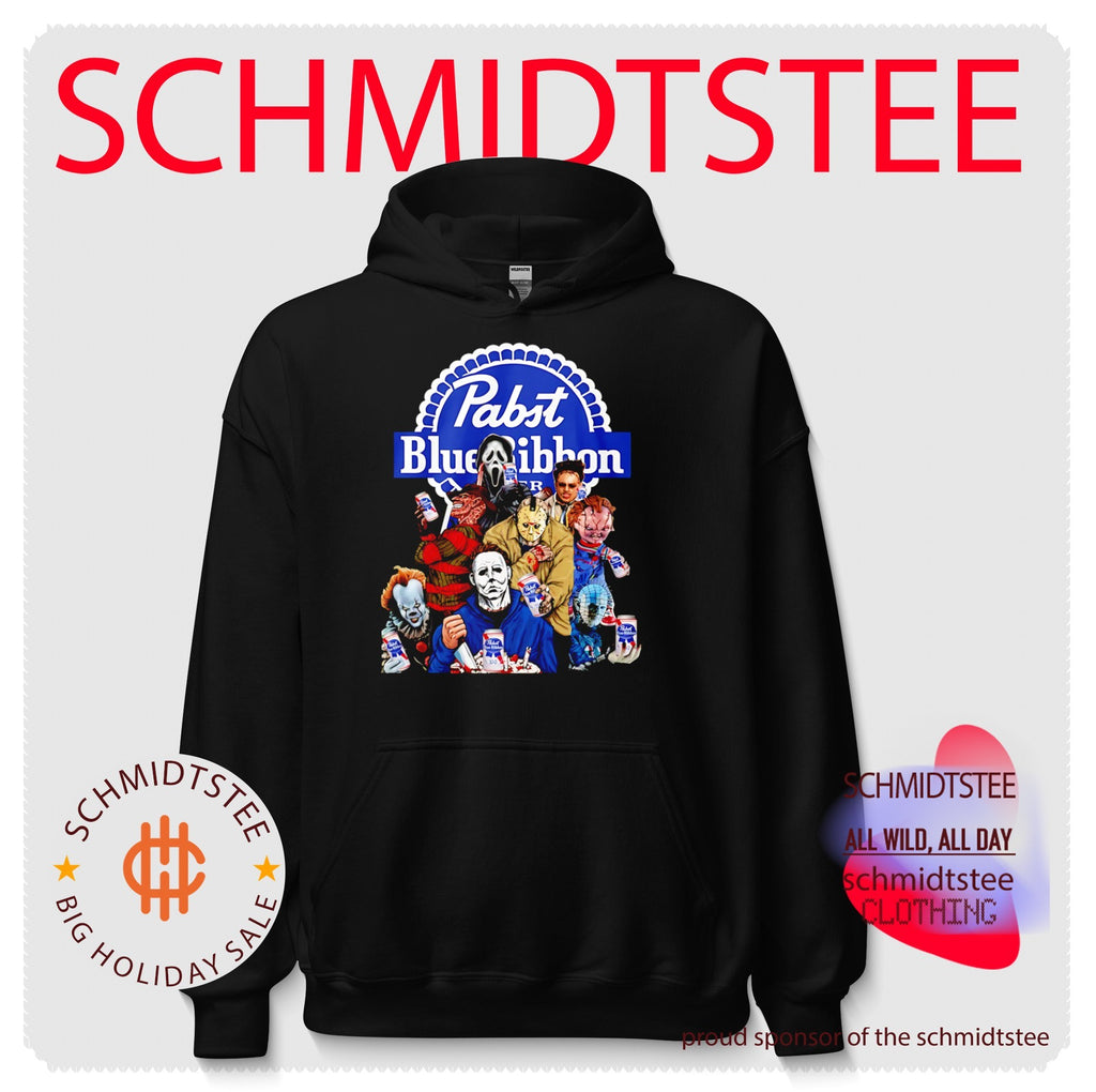 Horror Characters Pabst Blue Ribbon Shirt