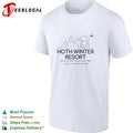 Hoth Winter Resort ski flying club poster shirt