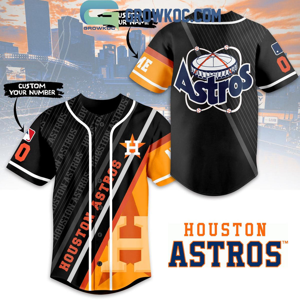 Houston Astros Home Stadium Baseball Fan Love Personalized Baseball Jersey