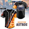Houston Astros Home Stadium Baseball Fan Love Personalized Baseball Jersey