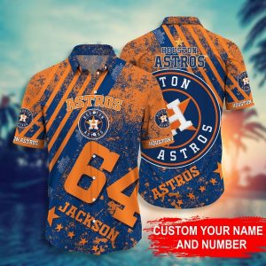 Houston Astros MLB Personalized Hawaiian Shirt, Houston Astros Hawaiian Shirt