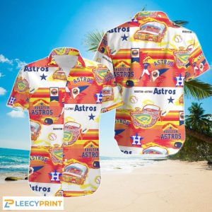 Houston Astros Vintage MLB Hawaiian Shirt, Houston Astros Hawaiian Shirt