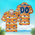 Houston Astros Star Custom Yellow Hawaiian Shirt, Houston Astros Hawaiian Shirt