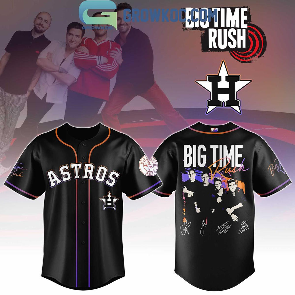 Houston Astros x Big Time Rush Tour 2025 Baseball Jersey