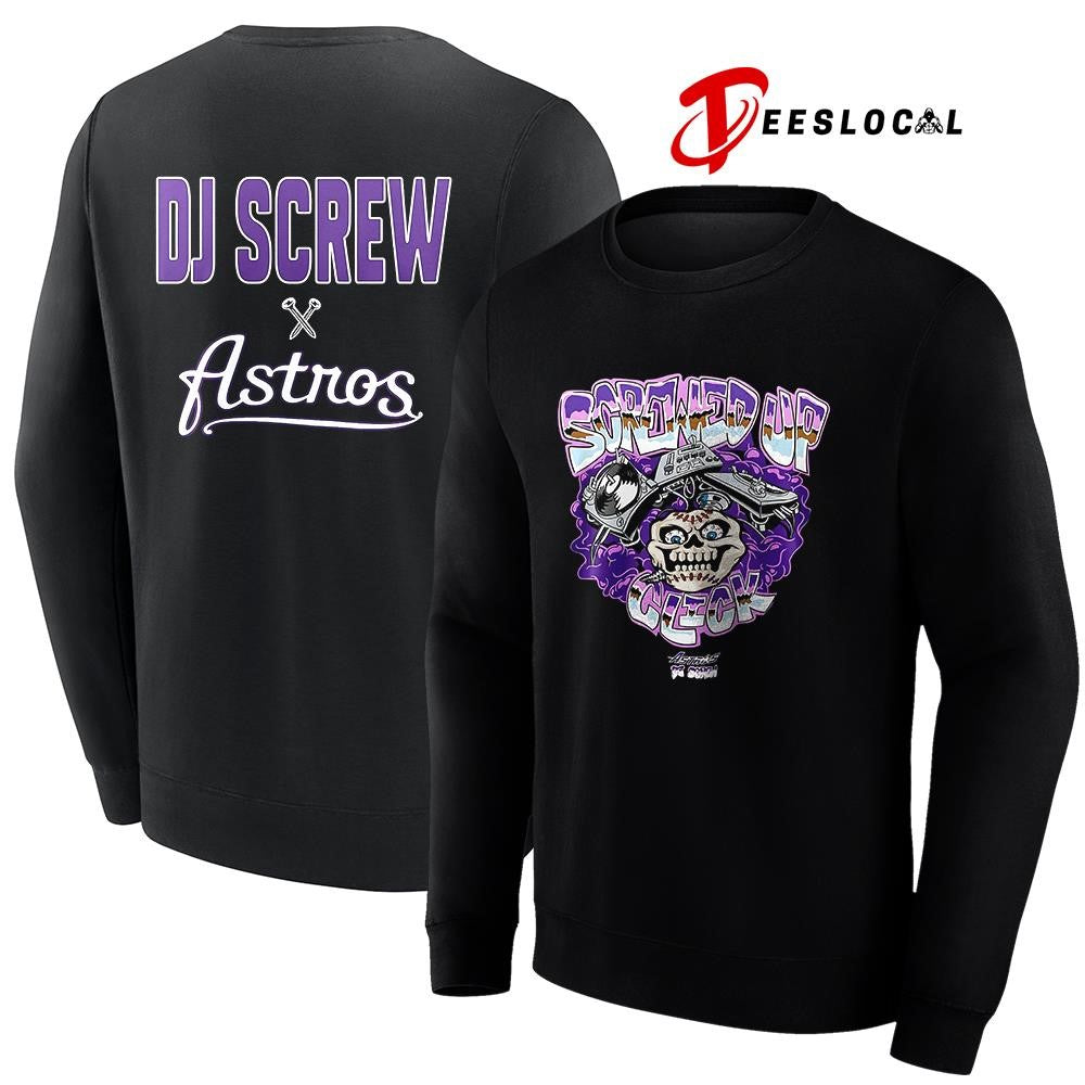 Houston Astros x DJ Screw Screwed up click art shirt