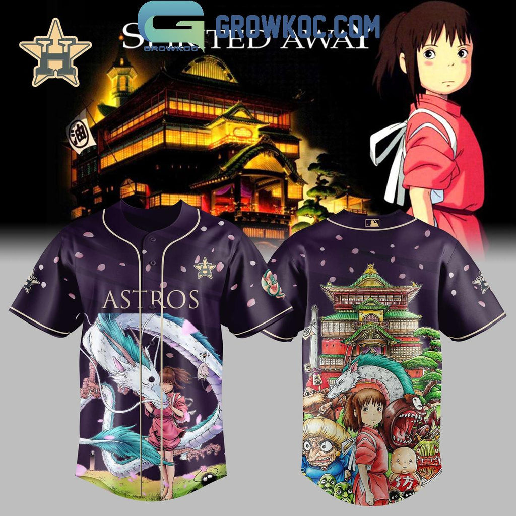 Houston Astros x Spirited Away Studio Ghibli 2025 Baseball Jersey