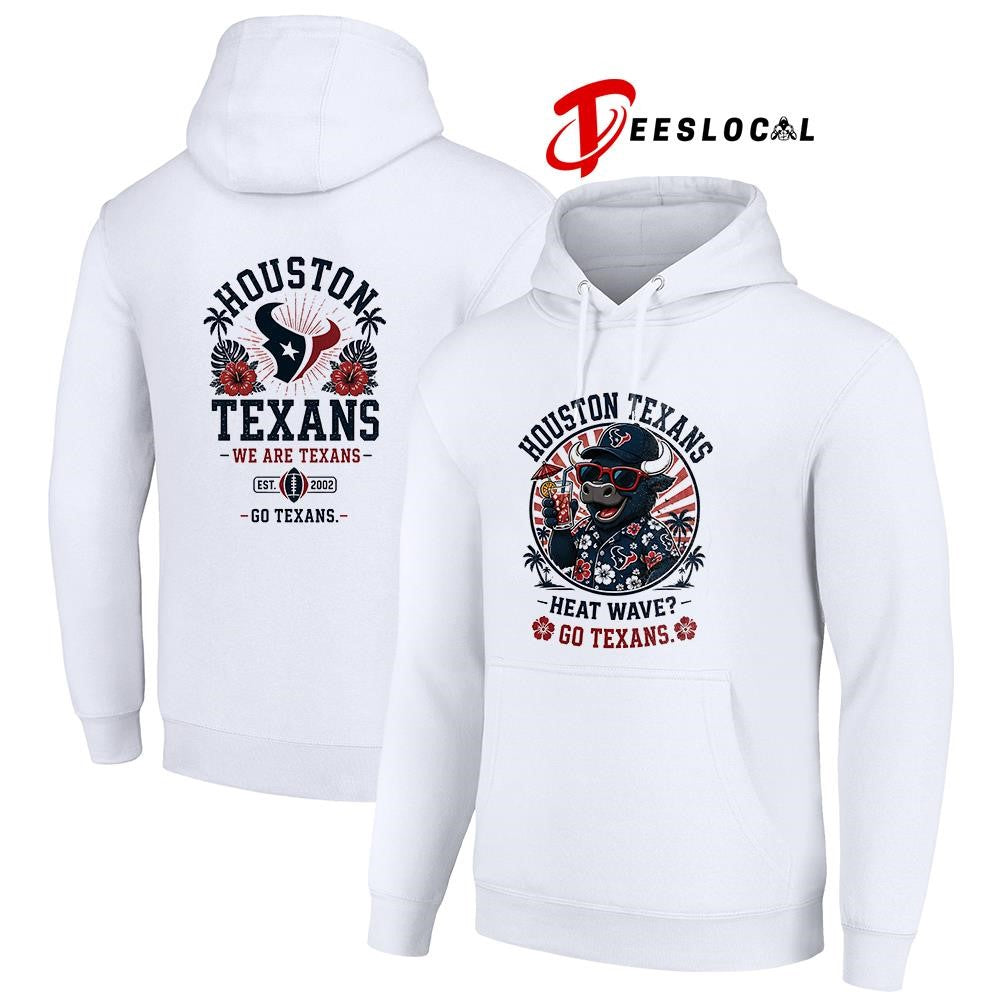 Houston Texans heat wave beach vibes mascot shirt