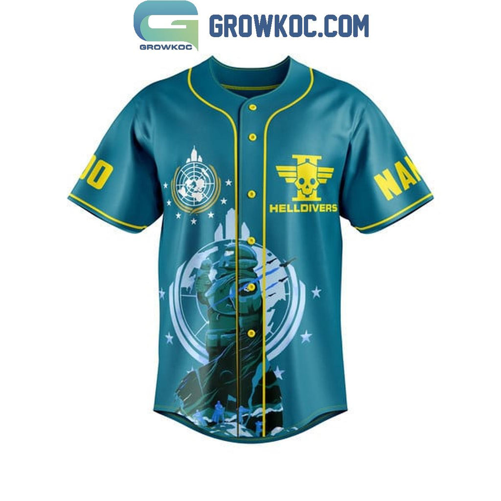 How ‘Bout A Nice Cup Of Liber-Tea Helldivers Fan Personalized Baseball Jersey