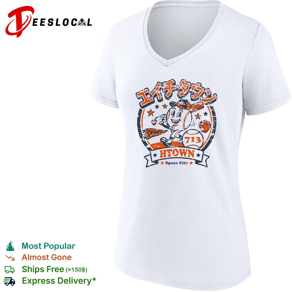 Htown Space City 713 Champs Houston Baseball shirt