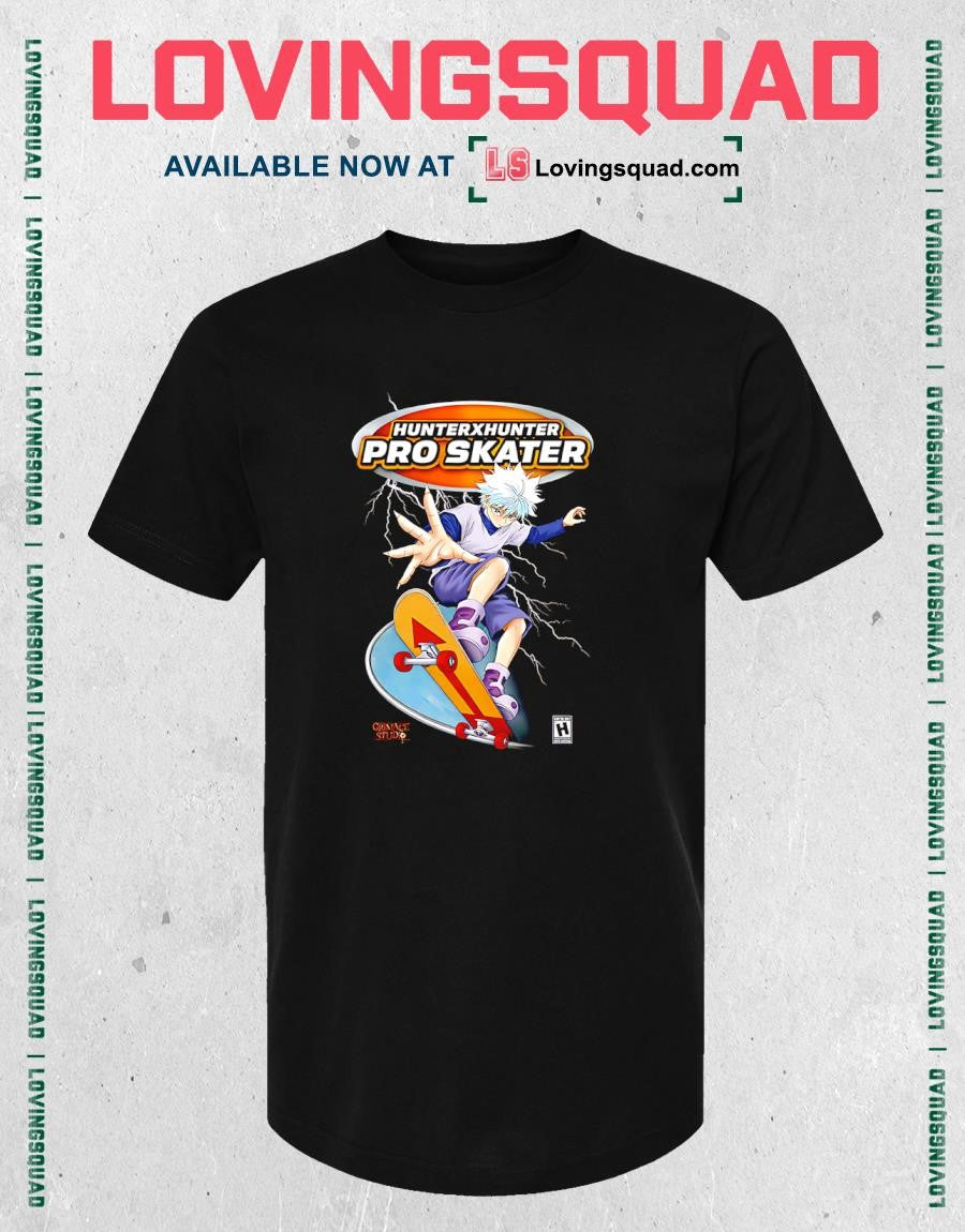 Hunterxhunter Pro Skater Grimace #47 Killua Zoldyck’s T-shirt