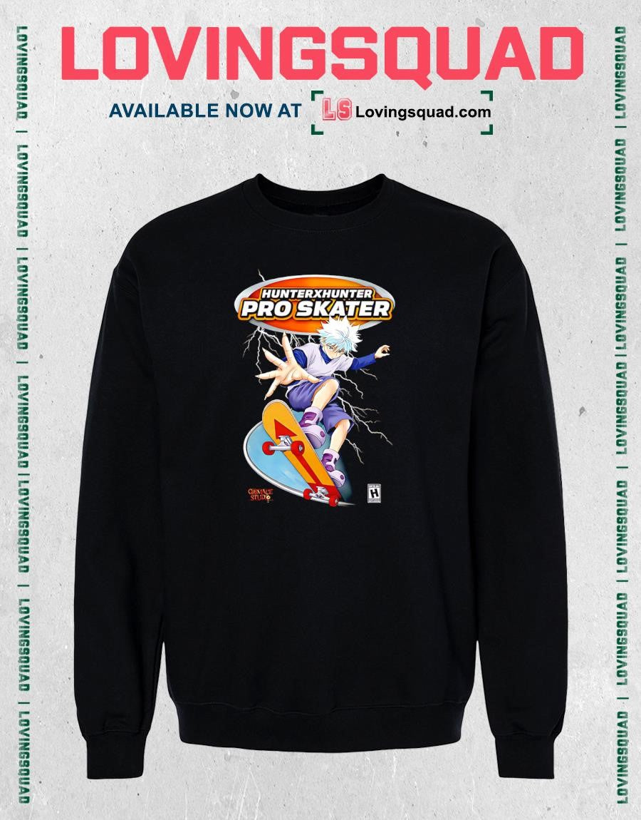 Hunterxhunter Pro Skater Grimace #47 Killua Zoldyck’s T-shirt