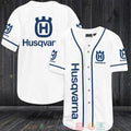 Husqvarna white Baseball shirt