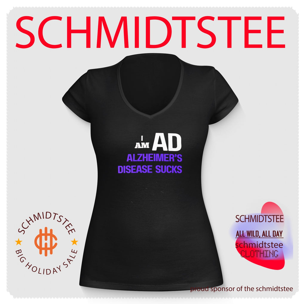 I Am AD Alzheimer’s Disease Sucks dementia support shirt