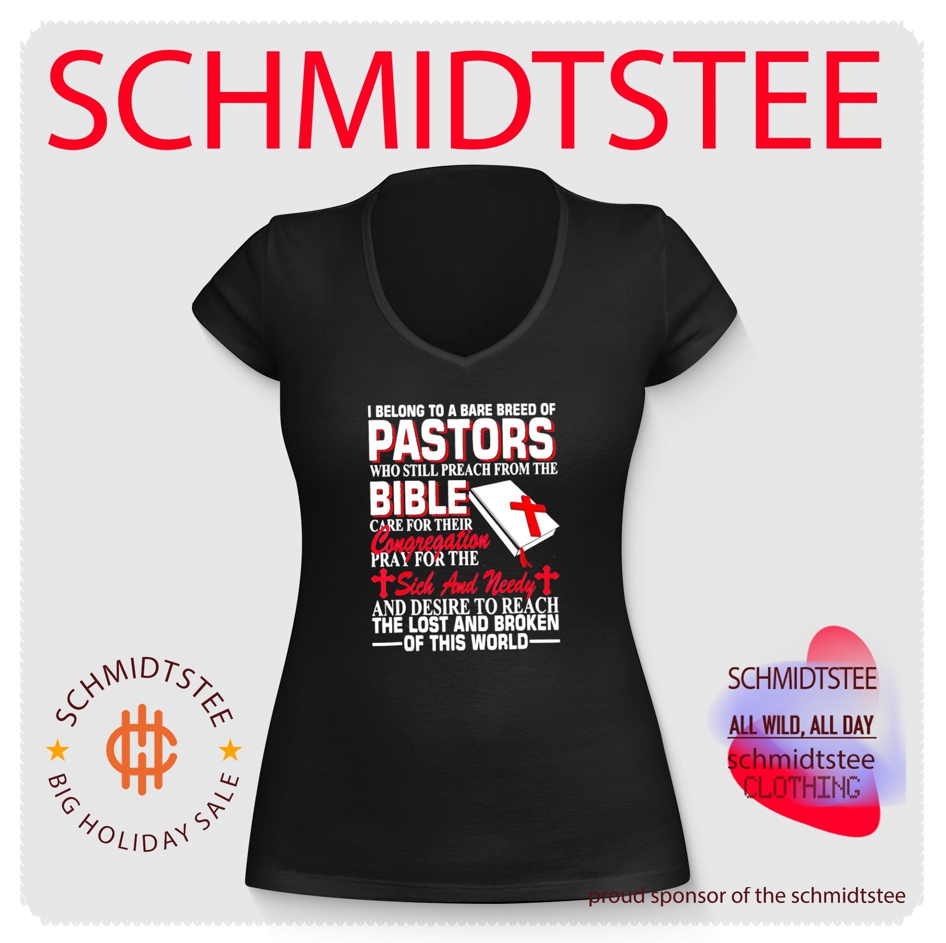 I Belong to a Bare Breed of Pastors Who Still Preach from the Bible shirt
