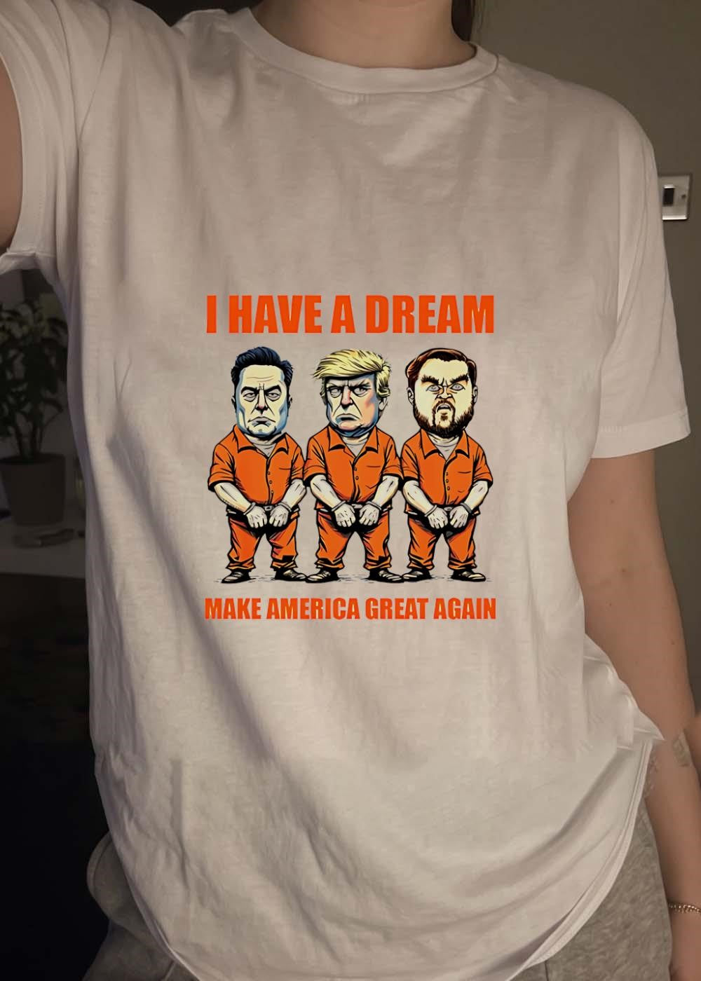 I Have a Dream Make America Great Again Elon Musk Donald Trump T-Shirt