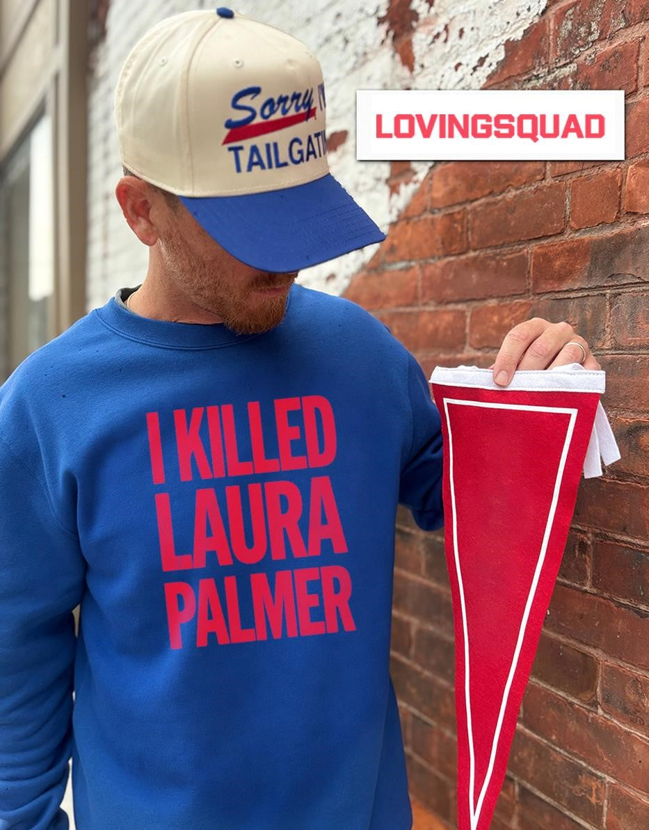 I Killed Laura Palmer Red T-shirt