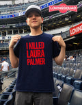 I Killed Laura Palmer Red T-shirt