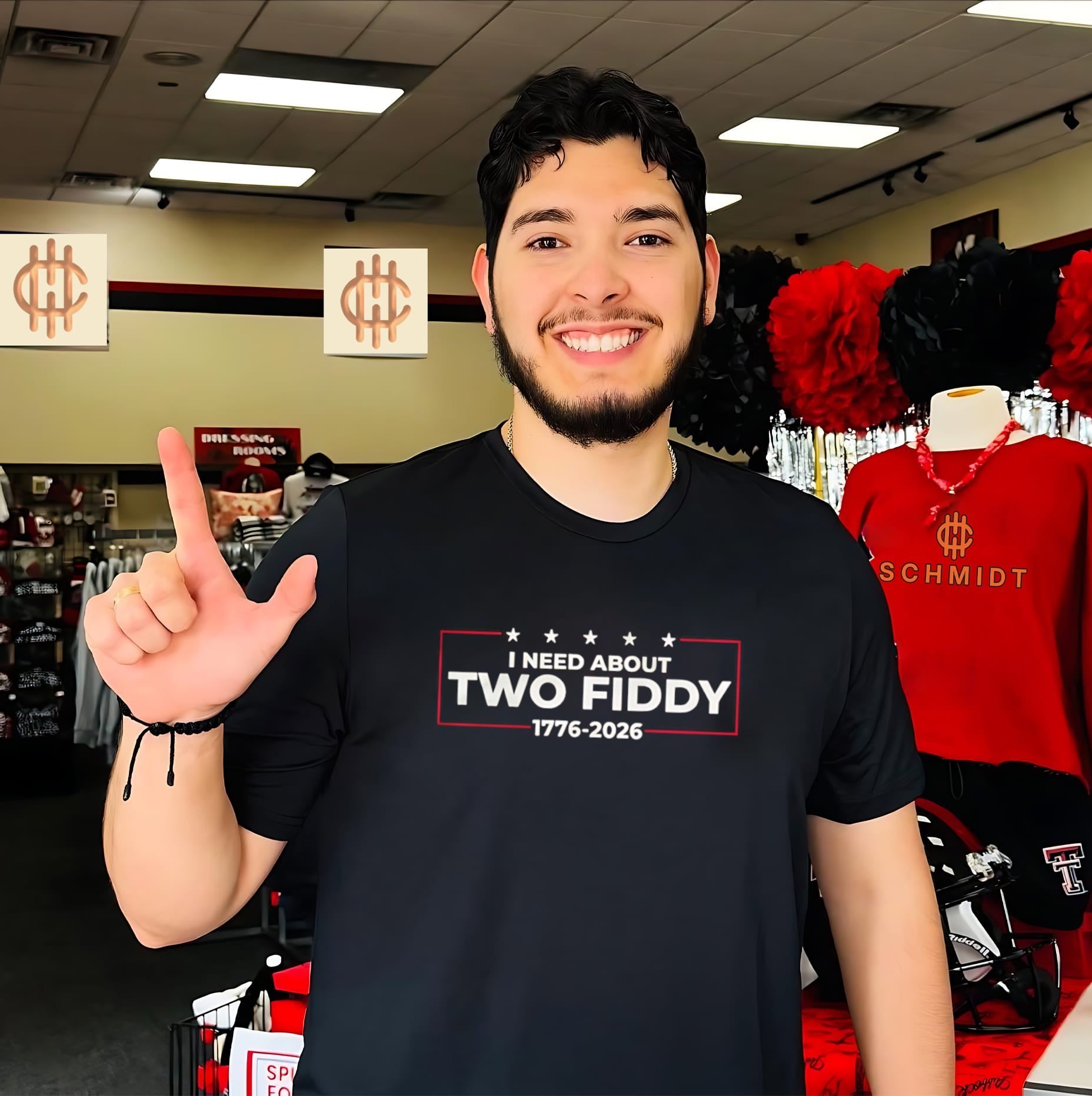 I Need About Two Fiddy 1776 2026 shirt