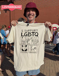 I Support LGBTQ Liquor Guns Beers Titties and Quickies shirt
