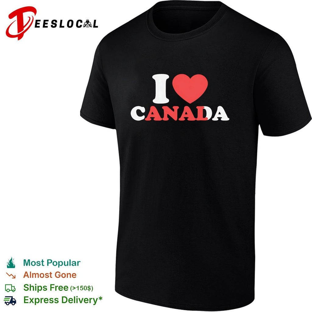 I love Canada heart shirt