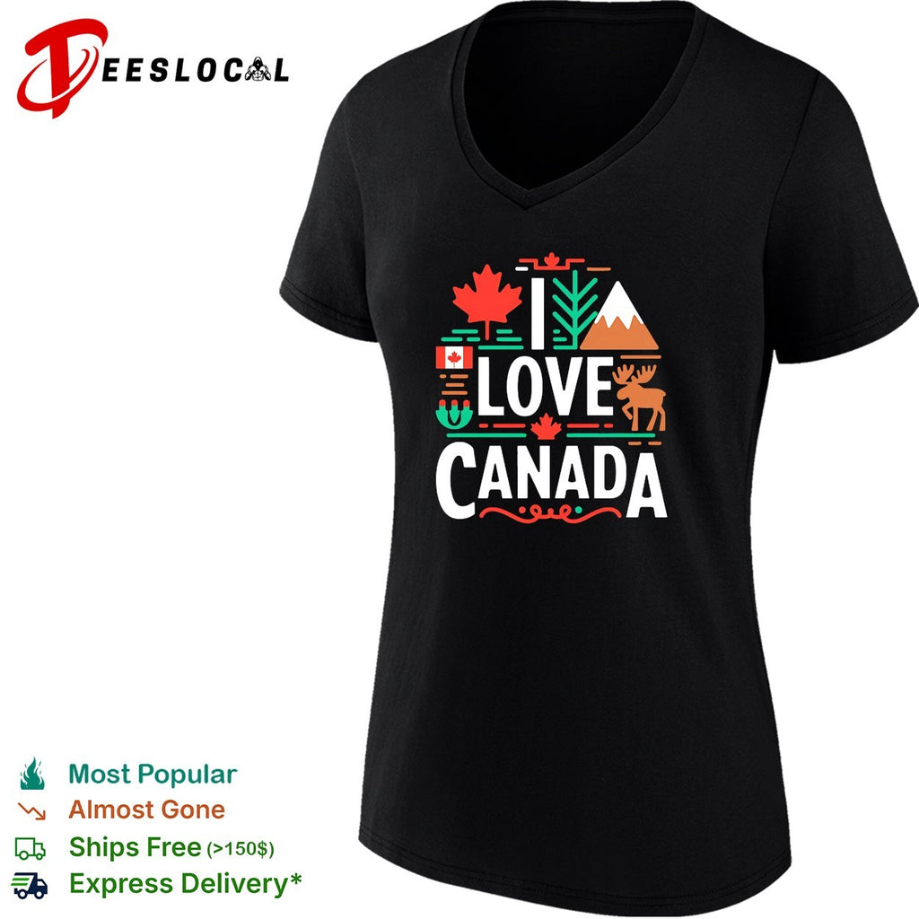 I love Canada maple leaf moose shirt