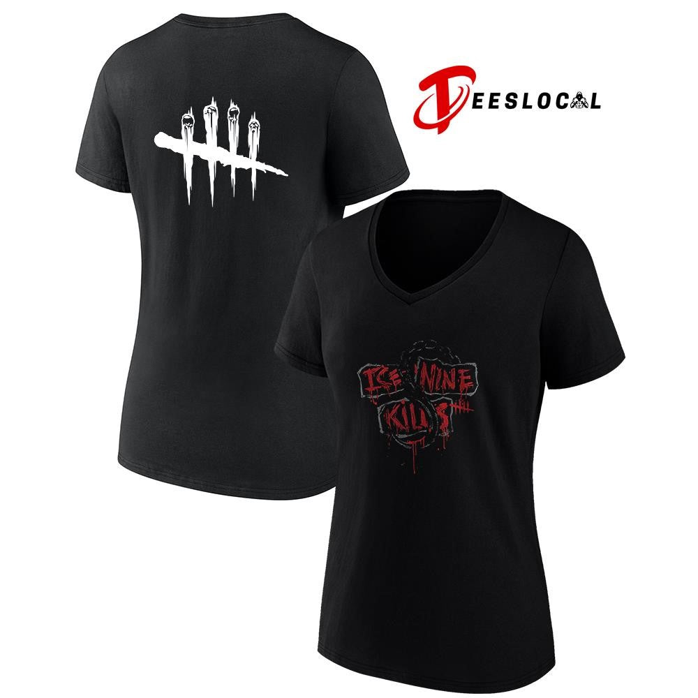 Ice Nine Kills X Dead By Daylight Play Dead Hooked on a Feeling logo shirt