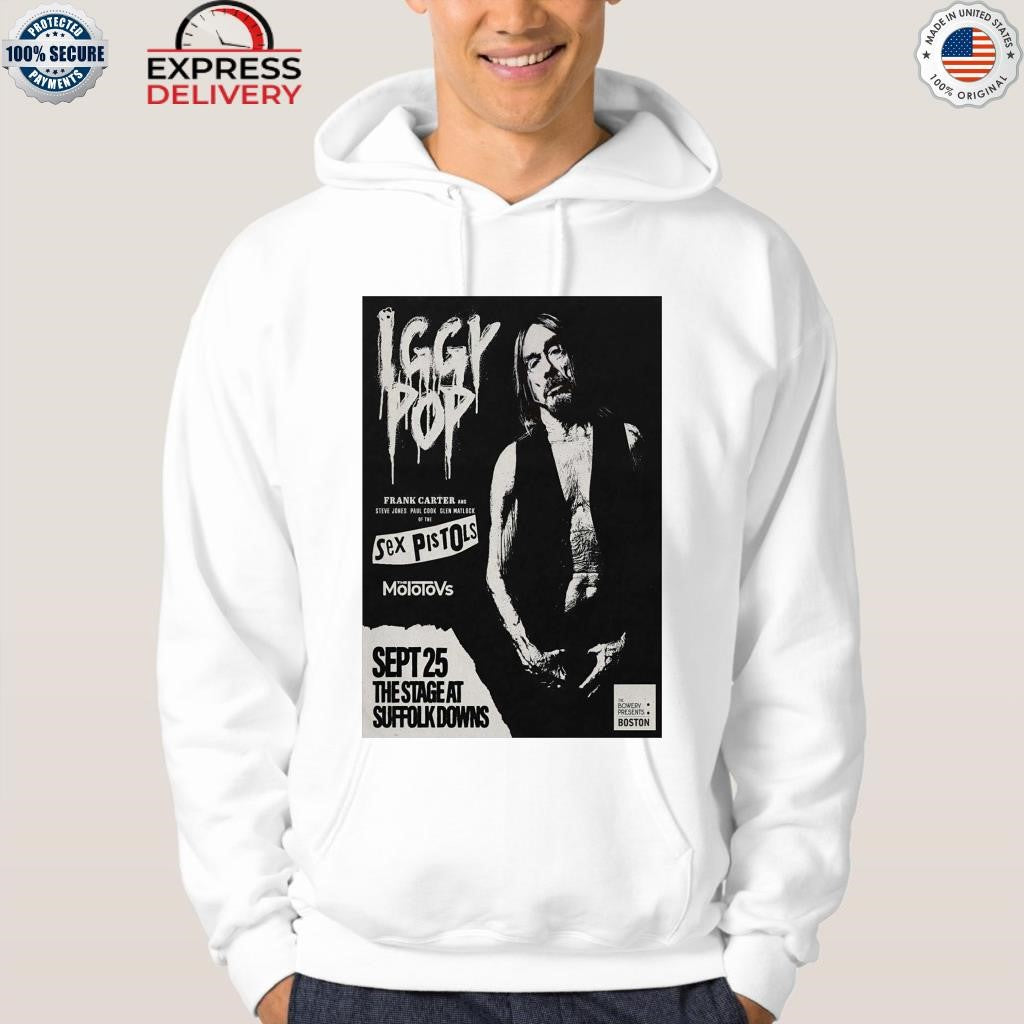 Iggy Pop Boston MA Sept 25 2025 Shirt
