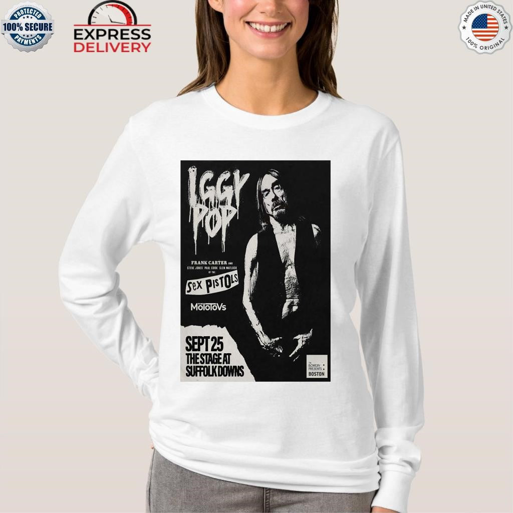 Iggy Pop Boston MA Sept 25 2025 Shirt