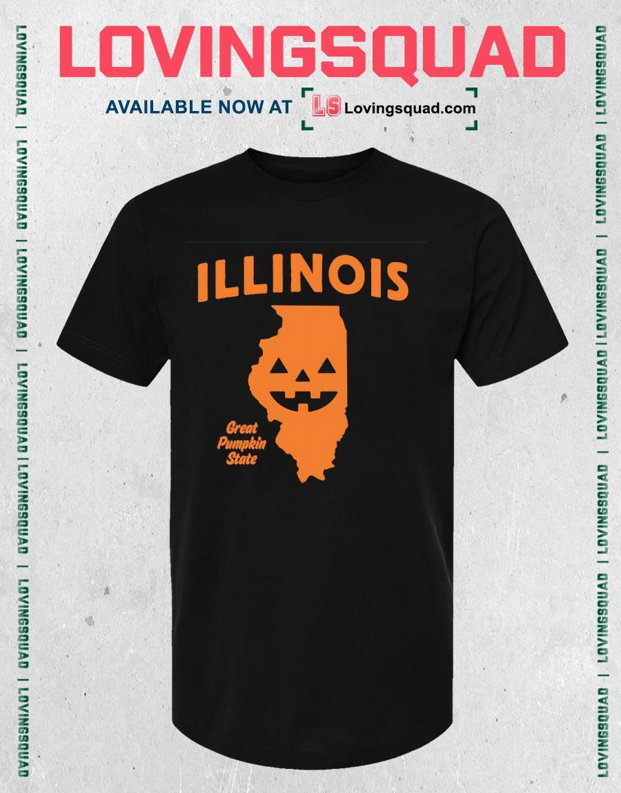 Illinois Great Pumpkin State Halloween T-shirt